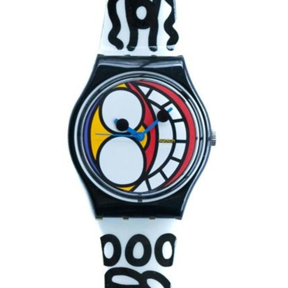 Vintage Swatch Artist Special watch "Arnould Fashions" GB186. New old stock